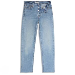 Levis Premium Ribcage Straight Button Fly Ankle Jeans 26